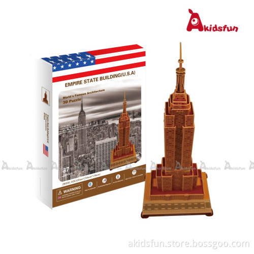 Empire State Builoing U. S. A 3D Famous Building Puzzle (LPT-22)